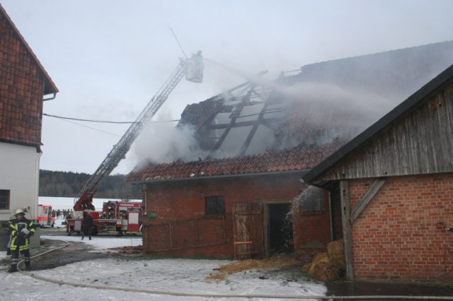 Brandeinsatz Hilbrechtshausen